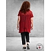 AMANDINE Luxe Trui Met Schouderdetail Rood