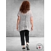AMANDINE Luxe Trui Met Schouderdetail Lichtgrijs
