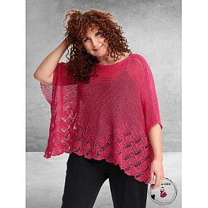 AMANDINE Superwijde Trui Luxe Breisel Pink