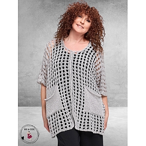 Amandine Trui Zomer Met Gaatjes Grijs