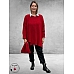 AMANDINE Trui Knuffelzacht Bouclé Rood