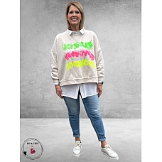 New Collection Sweater Smile Beige