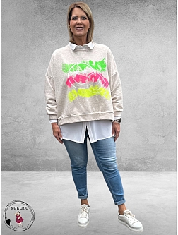 New Collection Sweater Smile Beige