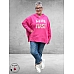 New Collection Hoodie-Sweater Statement Roze