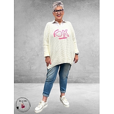 NC Trui Oversize Everything OK Wit