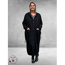 DIVAS PLANET Vest Lang Zwart