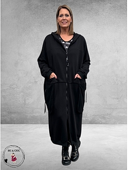 DIVAS PLANET Vest Lang Zwart