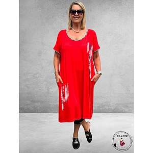DIVAS PLANET Jurk Rood
