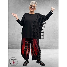 DIVAS PLANET Shirt Zwart Gaten
