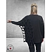 DIVAS PLANET Shirt Zwart Gaten