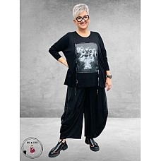 DIVAS PLANET Shirt Zwart Hondje