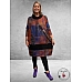 DIVAS Jurk-Tuniek Ballon Roest-Zwart-Multi