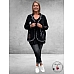 DIVAS PLANET Blazer Zwart Krijtbord
