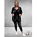 DIVAS PLANET Blazer Zwart Krijtbord