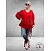 DIVAS PLANET Trui Rood Lint