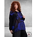 FRENZI Vest Zwart/Blauw