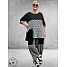 DYB Shirt Zwart/Wit Geometrie