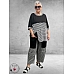 DYB Shirt Zwart/Wit Geometrie