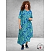 DYB Jurk Maxi Groen-Kobalt