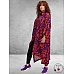 DYB Tuniek/Doorknoop Blouse Paars/Oranje