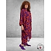 DYB Tuniek/Doorknoop Blouse Paars/Oranje