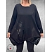 DYB Ballon Tuniek Zwart Leerlook Inzetstuk