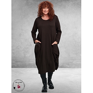 DYB Ballon Jurk Bruin