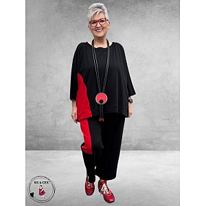 DYB Tweedelig Broek-Shirt Pak – Rood Accent