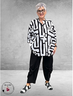 DYB  Broek Katoen Draaipijp  Zwart