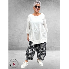 DYB Ballonbroek Crash Zwart-Wit