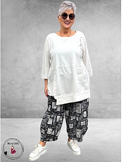 DYB Ballonbroek Crash Zwart-Wit