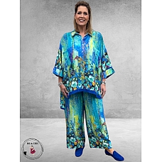 DYB Tweedelige Pak Artistieke Print