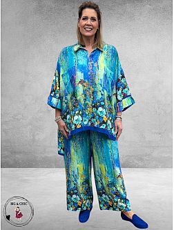 DYB Tweedelige Pak Artistieke Print