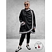 DYB Trendy Tussensjas Zwart Met Sporty Striping