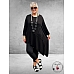 DYB Tuniek Asymmetrisch Zwart