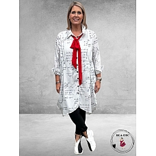 DYB Tuniek/Doorknoop Blouse Science
