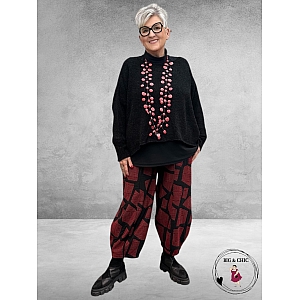 DYB Ballonbroek ZwartRood