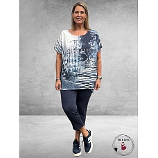 VIA APPIA DUE T-Shirt Denim Up