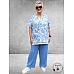 FRAPP Broek Summer Feelings Lichtblauw