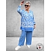 FRAPP Broek Summer Feelings Lichtblauw