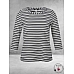 FRAPP Shirt Blauw/Wit gestreept