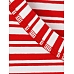 FRAPP Shirt Rood/Wit gestreept