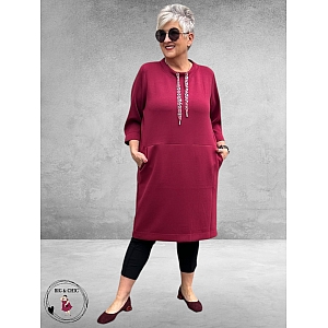 VIA APPIA DUE Jurk Essential Red Berry
