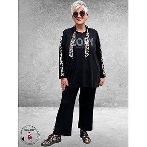 VIA APPIA DUE Sweater Cosy Beats Luipaard