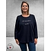 VIA APPIA DUE Sweatshirt Choose Joy Donkerblauw