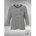 FRAPP Shirt HART Zwart-Wit-Streep