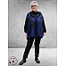 FRENZI  Jas Zwart Abstract Lila-Paars