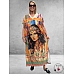 Zomer Kaftan Jurk Women Gold