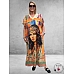 Zomer Kaftan Jurk Women Gold