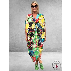 MIX VIRAGE Kaftan/Jurk Zwart Multi